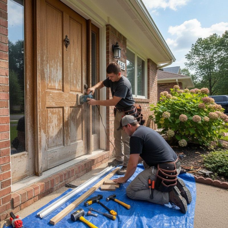 Exterior Wood Door Restoration