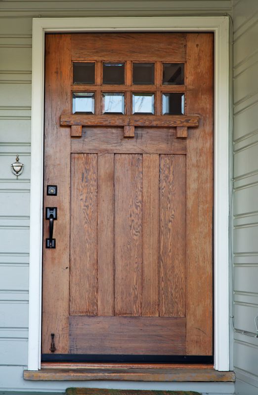 Exterior Wood Door Restoration